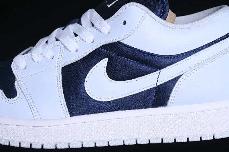 All categories Air Jordan Jordan series basketball shoes Air Jordan 1 Low Air Jordan 1 Low AJ1 Joe 1 silk navy blue low-top cultural casual sneakers FZ8778-044